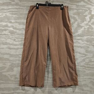 J. Jill Brown Cropped Pants